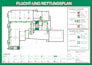 draw evacuation plan, escape route maps, fire safety diagram